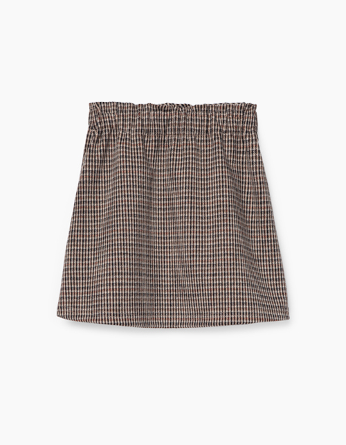 Клетчатая юбка А-силуэта Клетчатая юбка А-силуэта