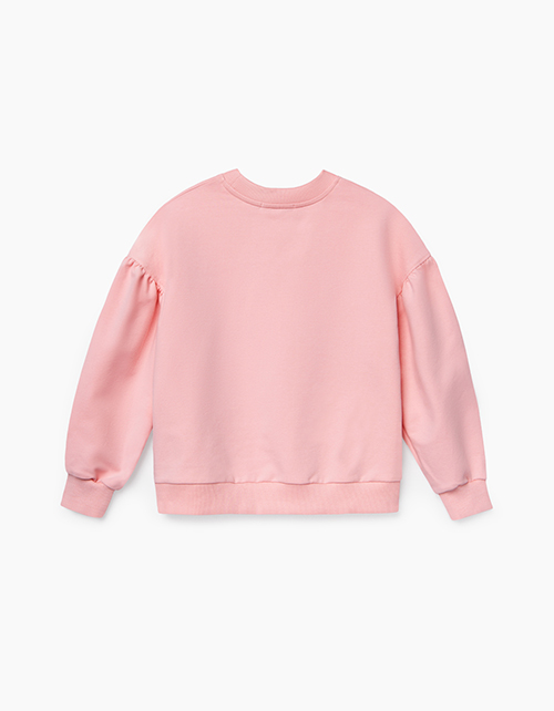 Коралловый свитшот для девочки