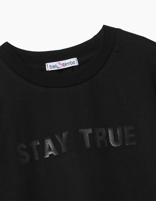 Черный лонгслив для мальчика Черный лонгслив для мальчика