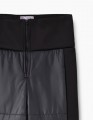 Черные утепленные брюки для девочки