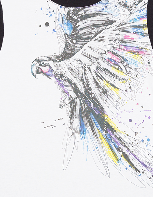 Черная футболка для девочки