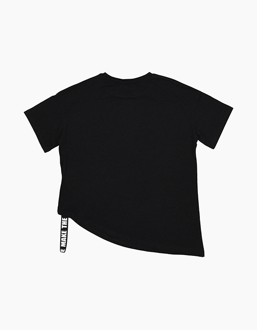 Черня футболка для девочки