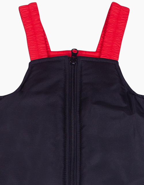 Черный полукомбинезон для мальчика