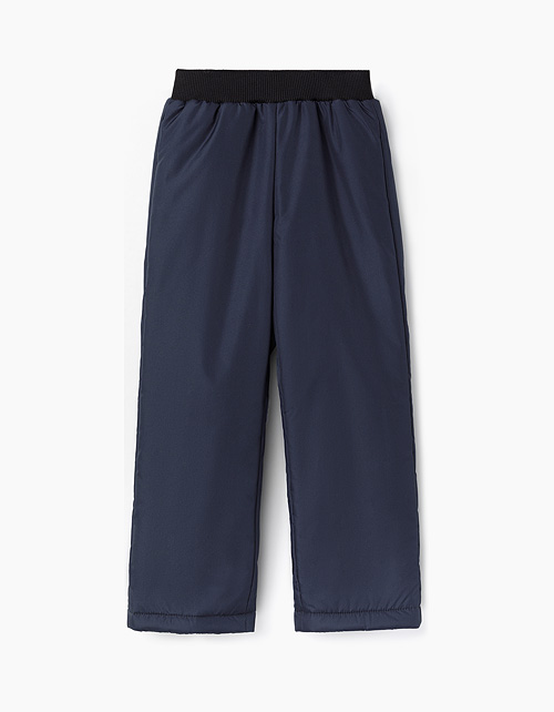 Графитовые брюки на синтепоне для мальчика