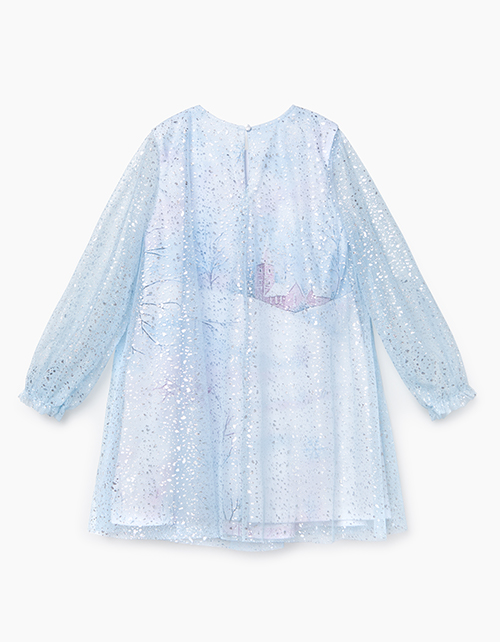 Нарядное светло-голубое платье