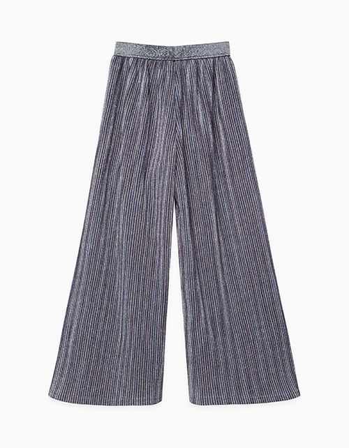 Нарядные удлиненные брюки-кюлоты