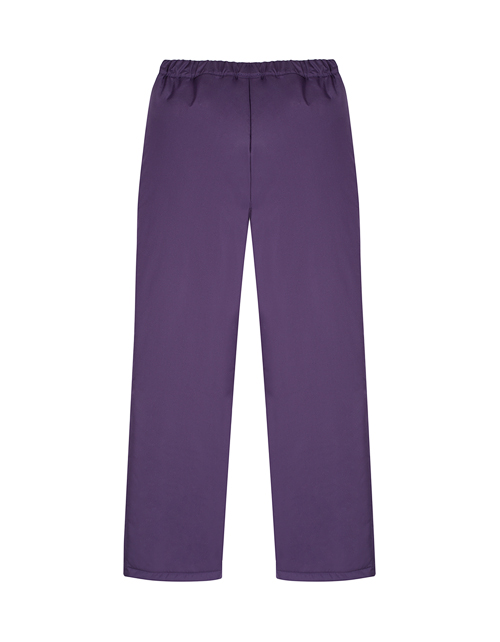 Темно-фиолетовые брюки на синтепоне для девочки