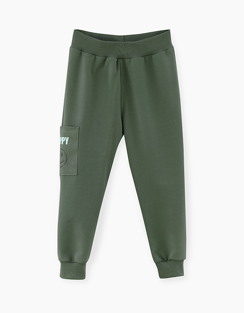 Брюки-джоггеры цвета хаки для мальчика