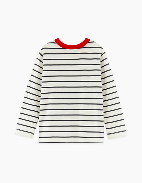 Полосатый лонгслив для мальчика