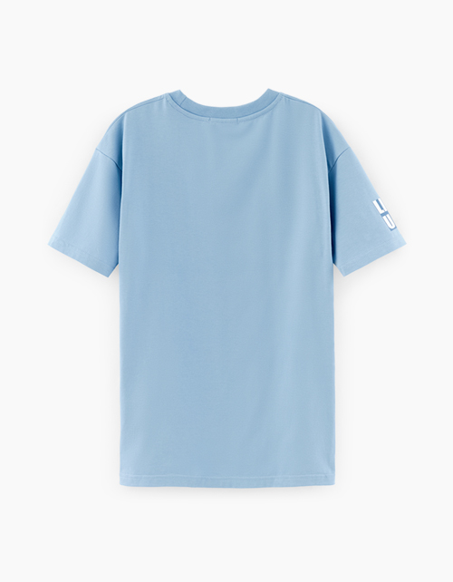 Светло-синяя футболка для мальчика