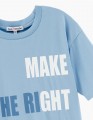 Светло-синяя футболка для мальчика