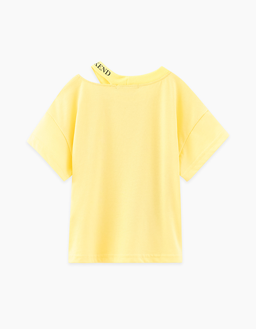 Светло-желтый топ