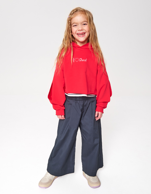 Красное худи для девочки