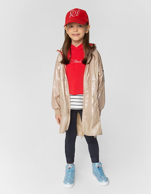 Красное худи для девочки