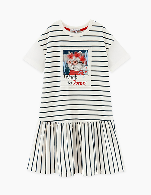 Платье в полоску