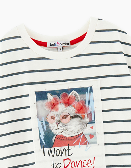 Платье в полоску