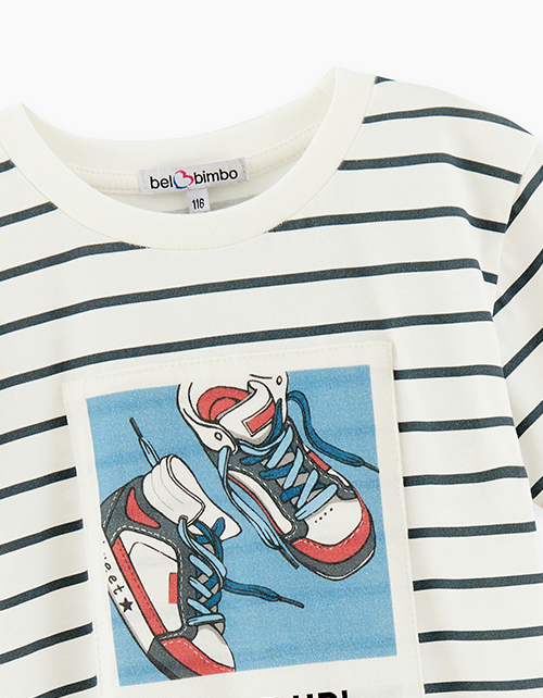 Футболка в полоску для мальчика