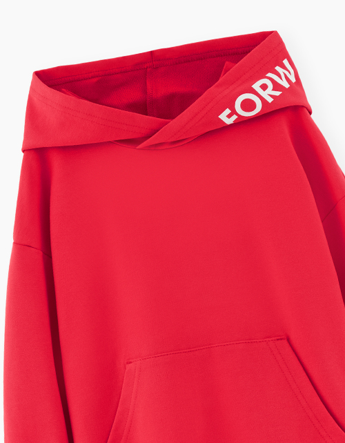 Красное худи для мальчика Красное худи для мальчика