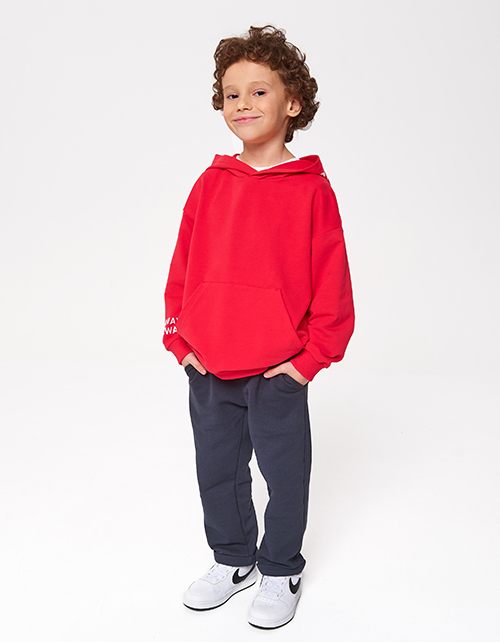 Красное худи для мальчика Красное худи для мальчика