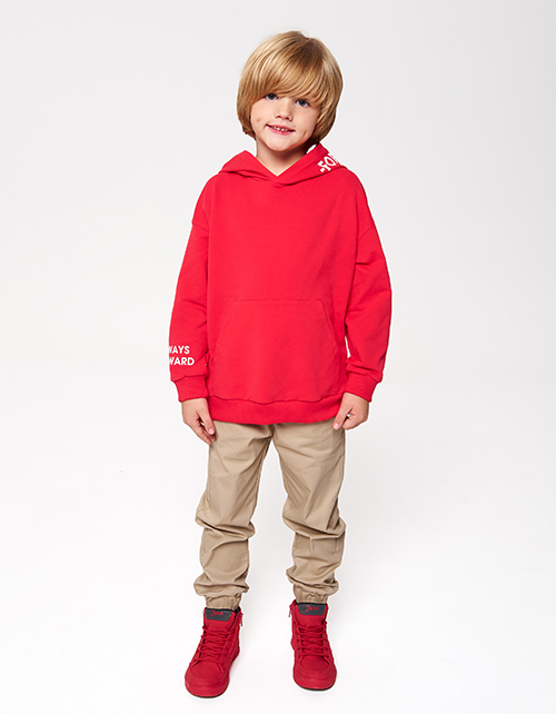 Красное худи для мальчика Красное худи для мальчика
