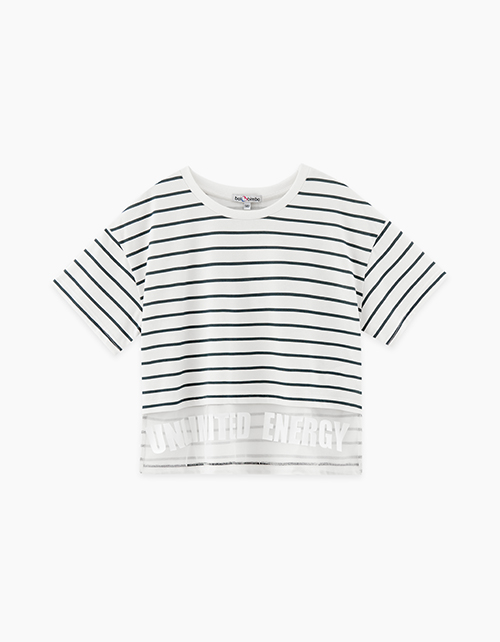 Футболка в полоску для девочки