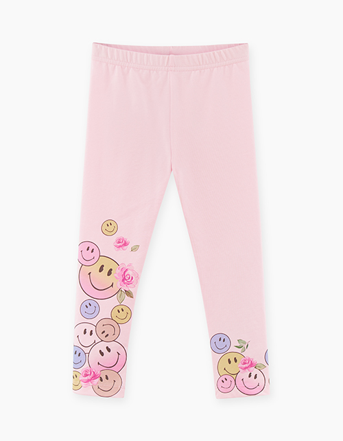 Светло-розовые лосины