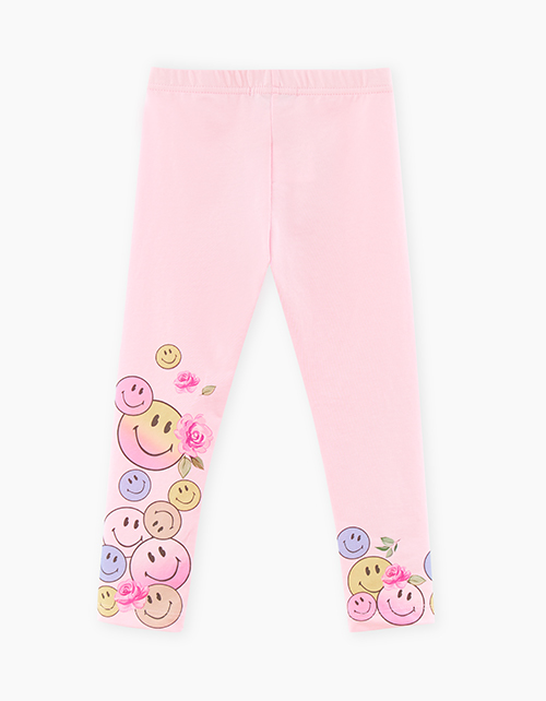 Светло-розовые лосины