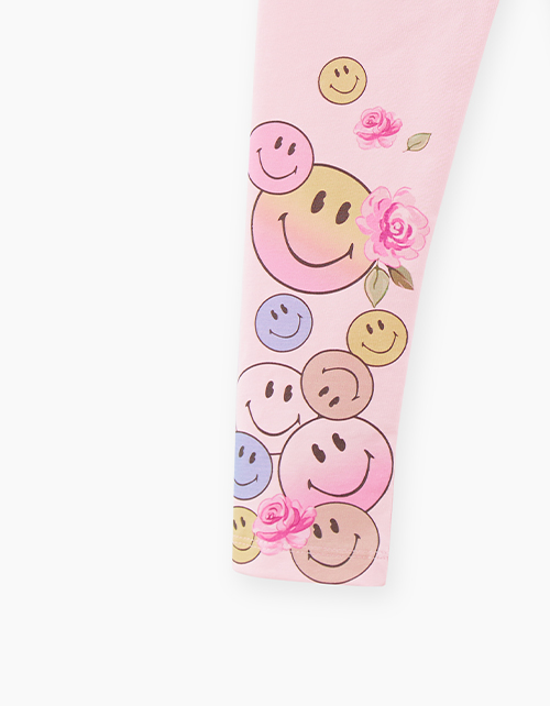 Светло-розовые лосины