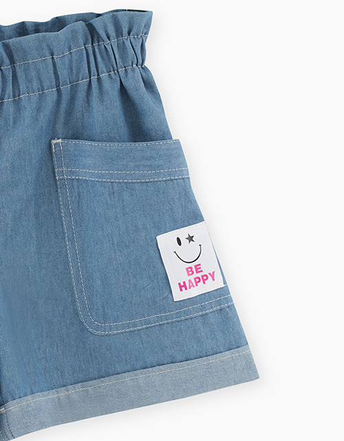 Джинсовые шорты для девочки