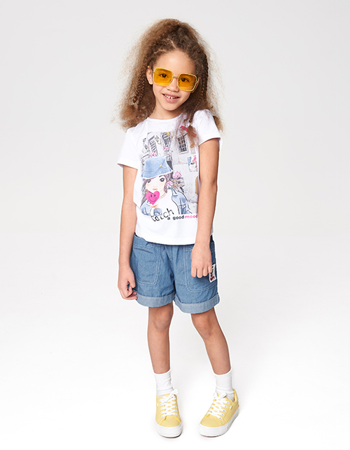 Джинсовые шорты для девочки