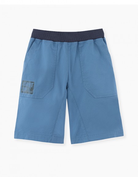Светло-синие шорты для мальчика