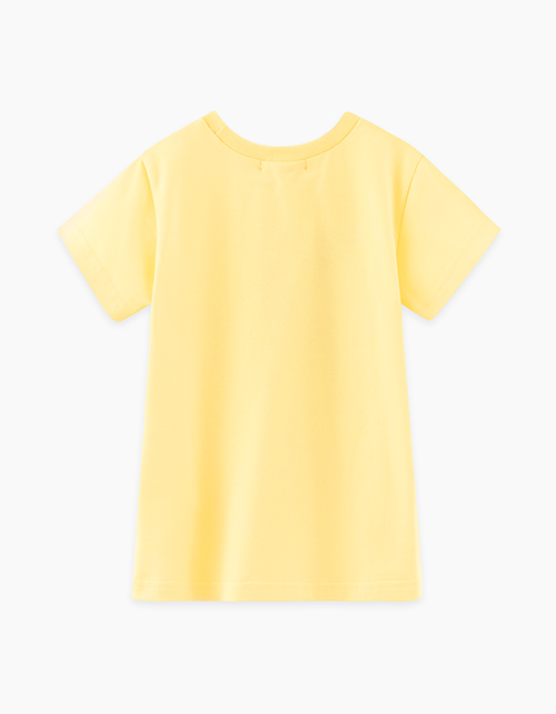 Светло-желтая футболка для мальчика