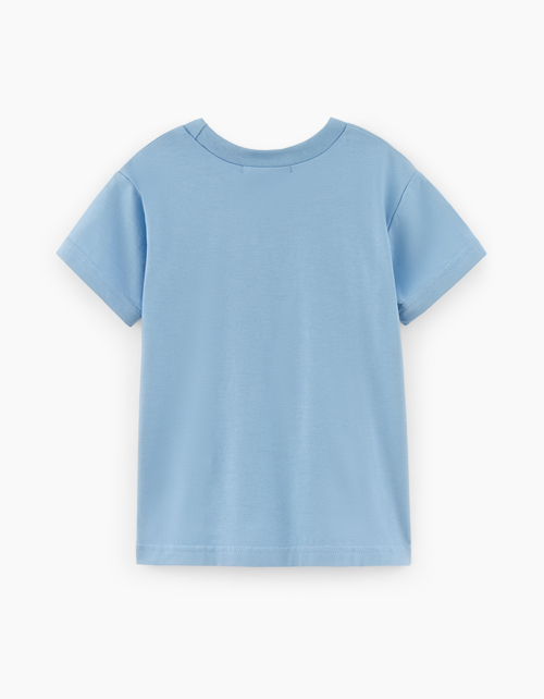 Светло-синяя футболка для мальчика