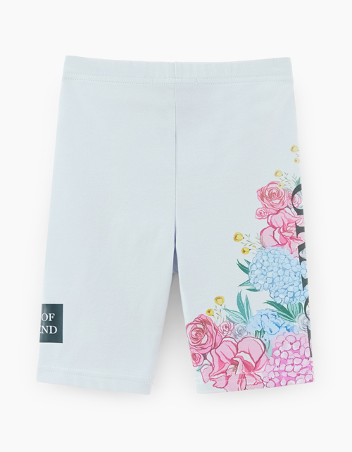 Светло-серые велосипедки для девочки