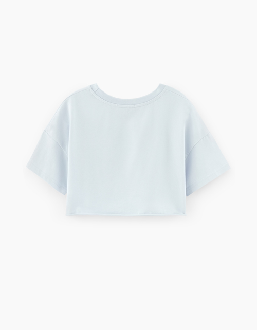 Светло-серый топ