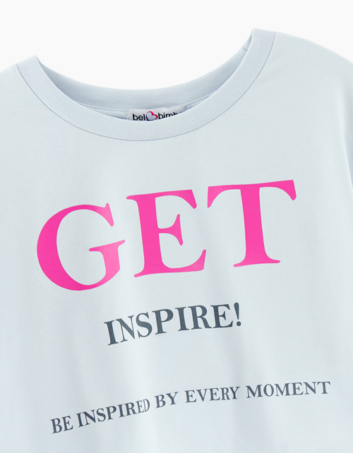 Светло-серый топ