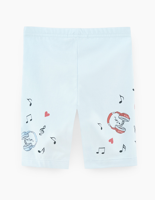 Светло-голубые шорты для девочки