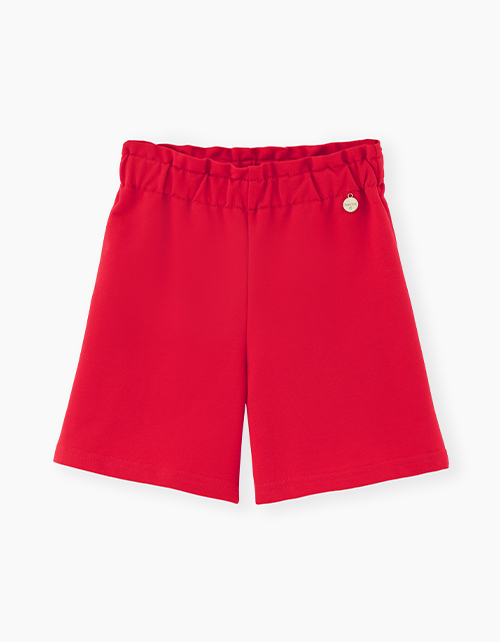 Красные шорты для девочки