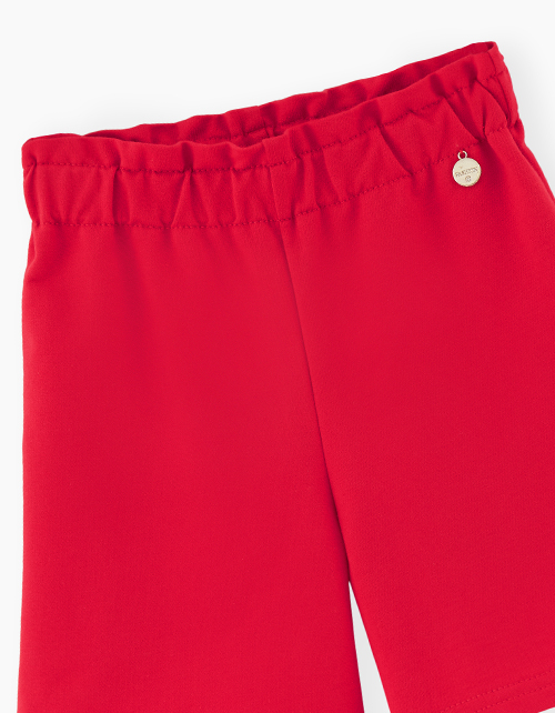 Красные шорты для девочки