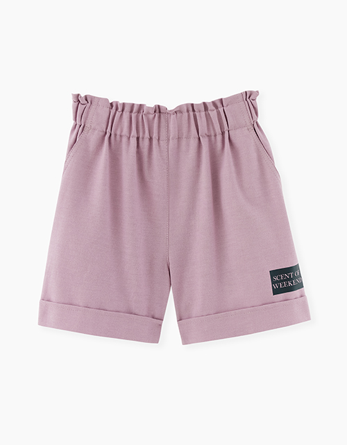 Темно-розовые шорты для девочки