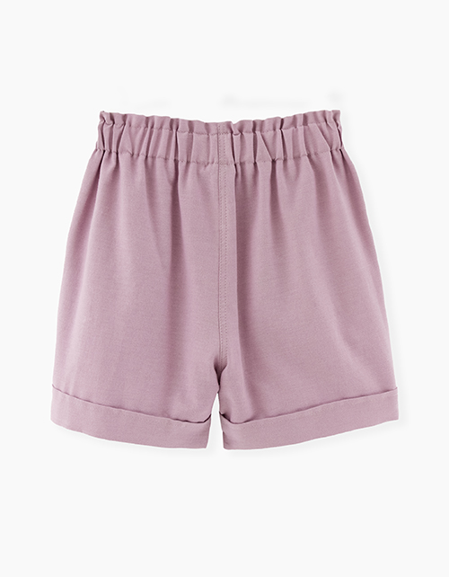 Темно-розовые шорты для девочки