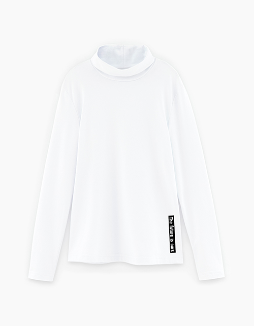 Белый гольф для девочки