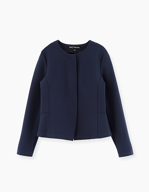 Темно-синий жакет для девочки