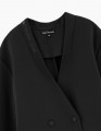 Черный пиджак-трансформер для девочки