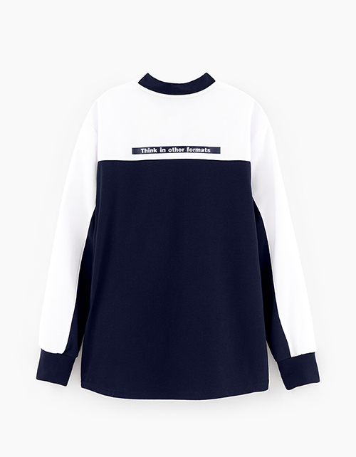 Стильная комбинированная рубашка для мальчика