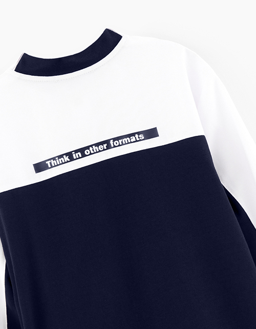 Стильная комбинированная рубашка для мальчика