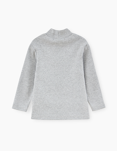 Гольф цвета серый меланж для мальчика