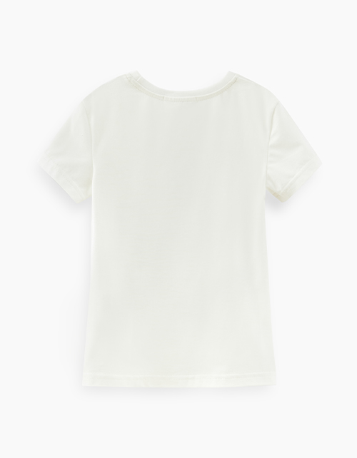 Купить молочную футболку для девочки