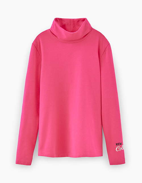 Гольф оттенка маджента для девочки