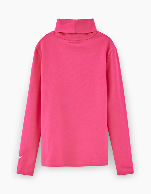 Гольф оттенка маджента для девочки